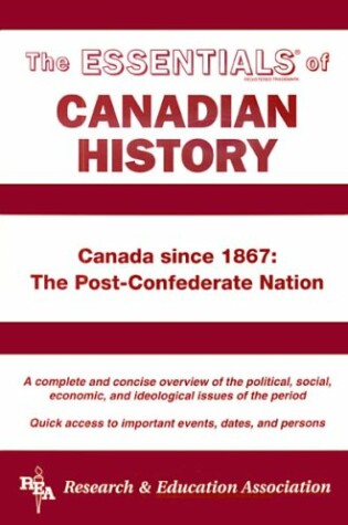 Cover of Essentials of Canadian History Precolonization to 1867