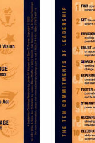 Cover of The Leadership Challenge Card, 3rd Ed:Side A:-the Commitments of Leadership, Side B-the Five Practices of Exemplary Leadership)