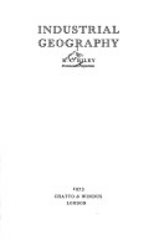 Cover of Industrial Geography