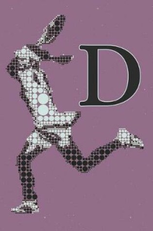 Cover of D Monogram Initial Tennis Journal