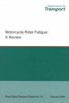 Book cover for Motorcycle Rider Fatigue