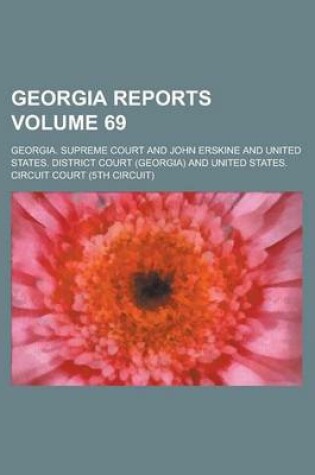 Cover of Georgia Reports Volume 69