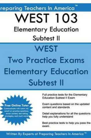 Cover of WEST 103 Elementary Education Subtest II