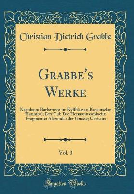 Book cover for Grabbe's Werke, Vol. 3