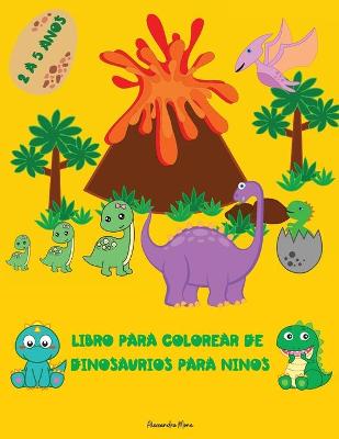 Cover of Libro para colorear de dinosaurios para niños