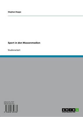 Book cover for Sport in Den Massenmedien