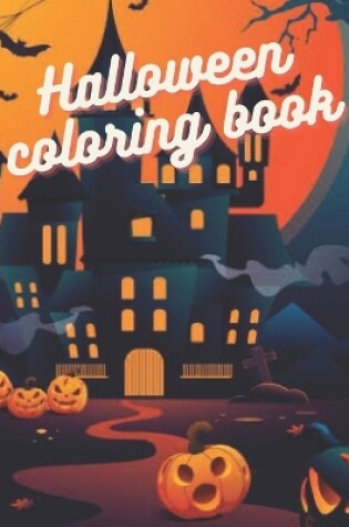 Cover of Halloween coloring book