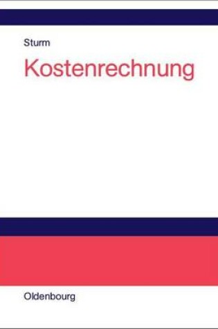 Cover of Kostenrechnung