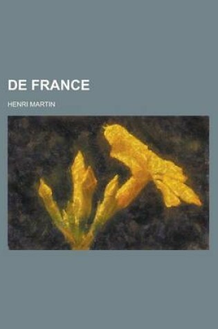 Cover of de France