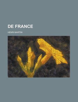 Book cover for de France