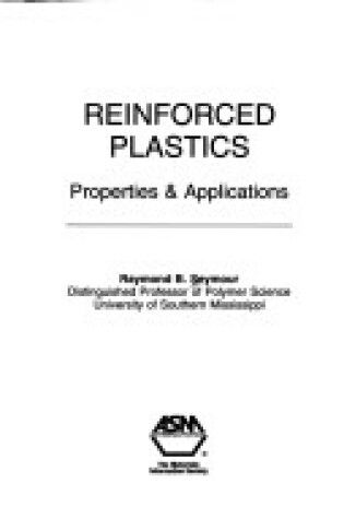 Cover of Reinforced Plastics