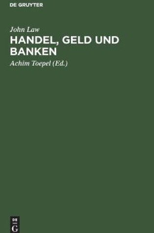 Cover of Handel, Geld Und Banken