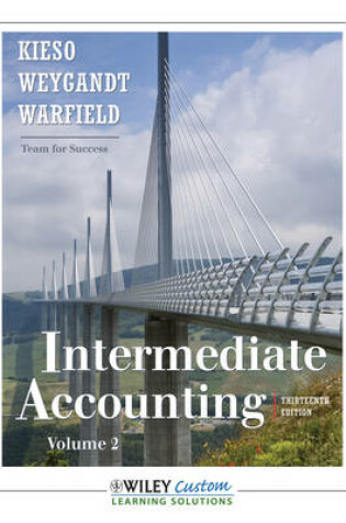 Cover of Intermediate Accounting, Volume 2