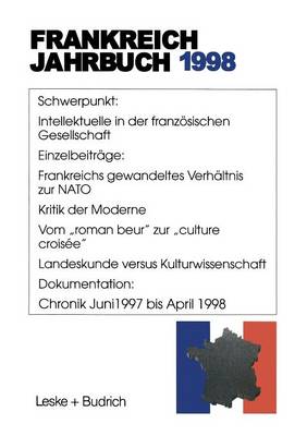 Book cover for Frankreich-Jahrbuch 1998