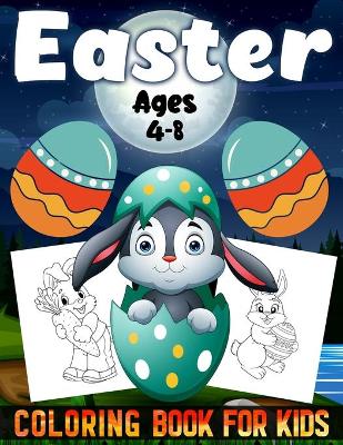 Book cover for Easter Coloring Book for Kids Ages 4-8