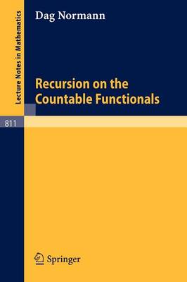 Cover of Recursion on the Countable Functionals