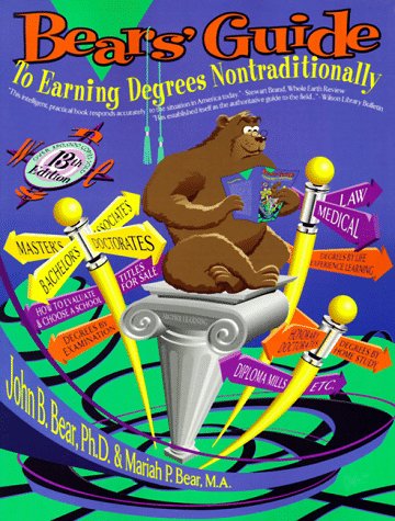 Book cover for Bears' Guide to Earning College Degrees Nontraditionally