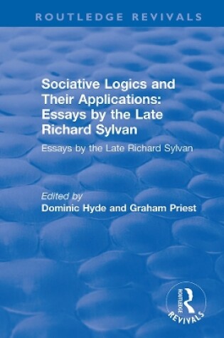 Cover of Sociative Logics and Their Applications