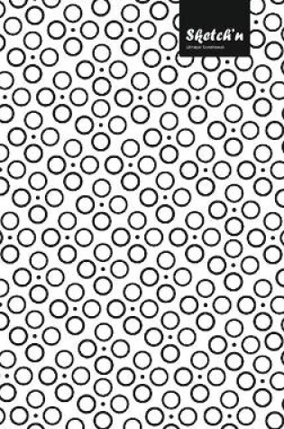 Cover of Sketch'n Lifestyle Sketchbook, (Bubbles Pattern Print), 6 x 9 Inches (A5), 102 Sheets (Black)