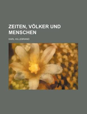 Book cover for Zeiten, Volker Und Menschen (1-2)