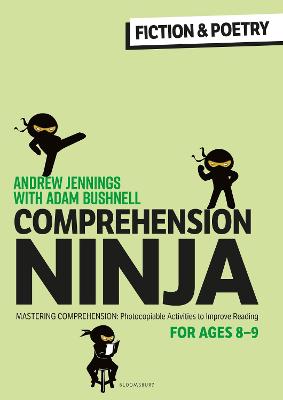 Book cover for Comprehension Ninja for Ages 8-9: Fiction & Poetry