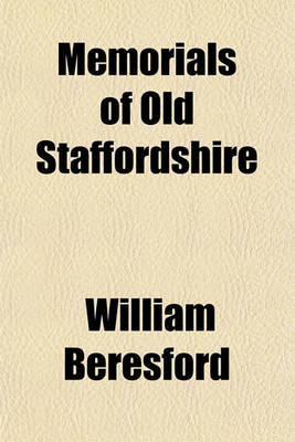 Book cover for Memorials of Old Staffordshire