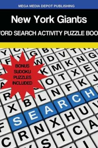 Cover of New York Giants Word Search Activity Puzzle Book