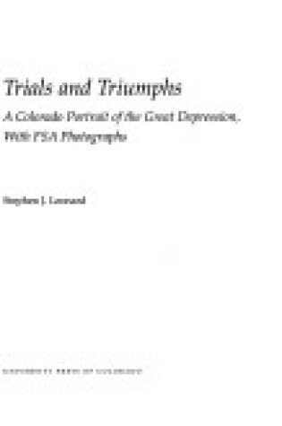 Cover of Trials and Triumphs