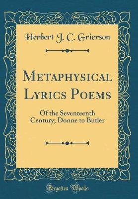 Book cover for Metaphysical Lyrics Poems