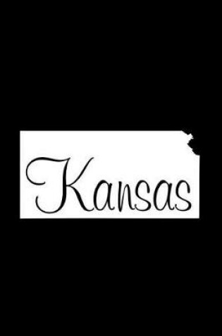 Cover of Kansas - Black Lined Notebook with Margins