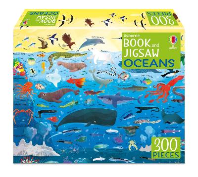 Book cover for Usborne Book and Jigsaw Oceans