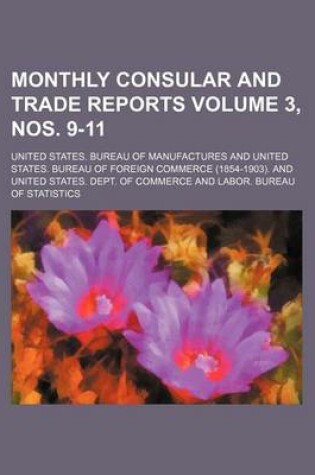 Cover of Monthly Consular and Trade Reports Volume 3, Nos. 9-11