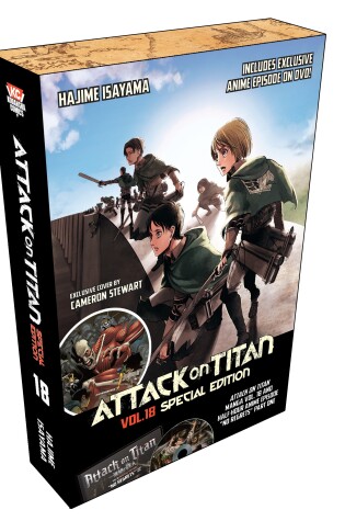 Cover of Attack on Titan 18 Manga Special Edition w/DVD