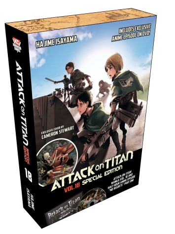 Book cover for Attack on Titan 18 Manga Special Edition w/DVD