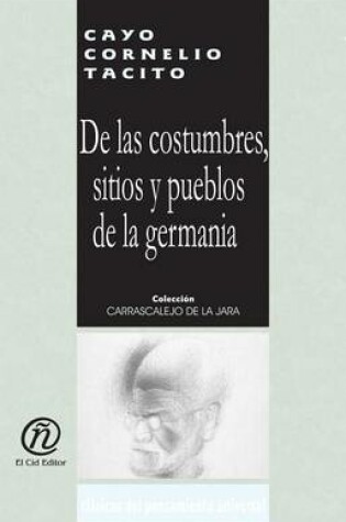 Cover of de Las Costumbres, Sitios y Pueblos de La Germania