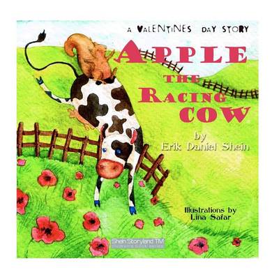 Book cover for Apple The racing cow, A valentines day story