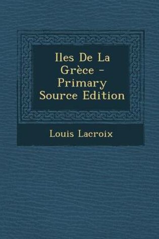 Cover of Iles de La Grece