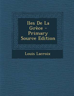 Book cover for Iles de La Grece