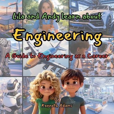 Book cover for Lila and Andy learn about Engineering