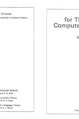 Cover of A Basis for Theoretical Computer Science