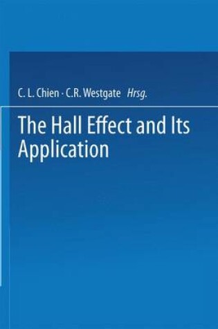 Cover of The Hall Effect and Its Application