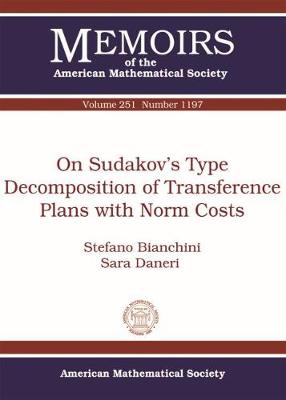 Cover of On Sudakov's Type Decomposition of Transference Plans with Norm Costs