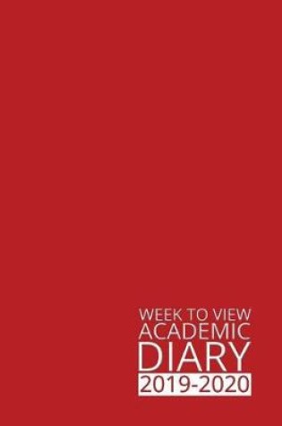 Cover of Week to View Academic Diary 2019-2020