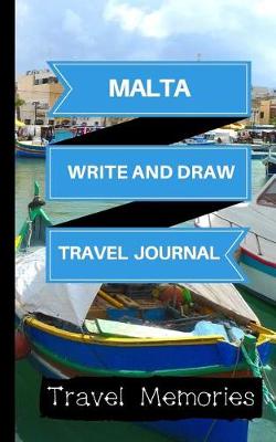 Book cover for Malta Write and Draw Travel Journal