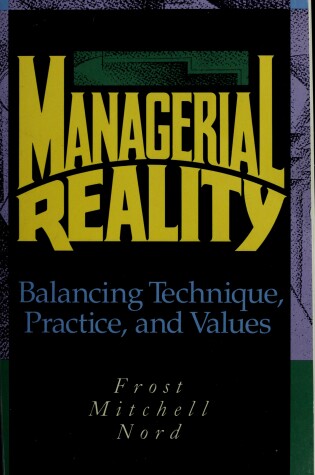 Cover of Managerial Reality