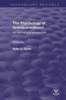 Cover of The Psychology of Grandparenthood