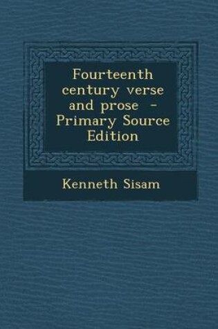 Cover of Fourteenth Century Verse and Prose - Primary Source Edition
