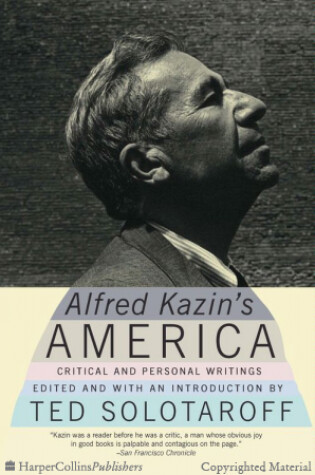 Cover of Alfred Kazin's America