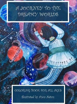 Book cover for Fantasy Coloring Book - A Journey to the Dreamy Worlds