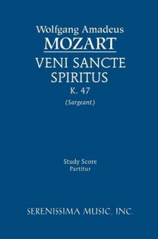 Cover of Veni Sancte Spiritus, K. 47 - Study Score